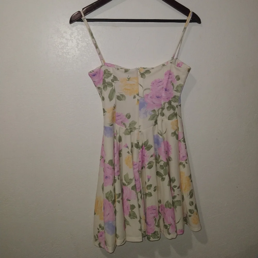 ZARA (BLOGGERS FAV) Floral Mini Corset Dress - Picture 11 of 11
